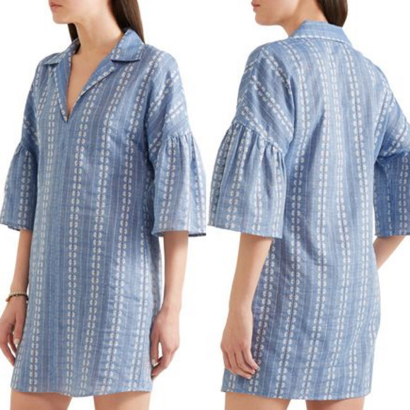 Splendid Dresses & Skirts - Splendid Embroidered Dolman Mini Tunic Dress